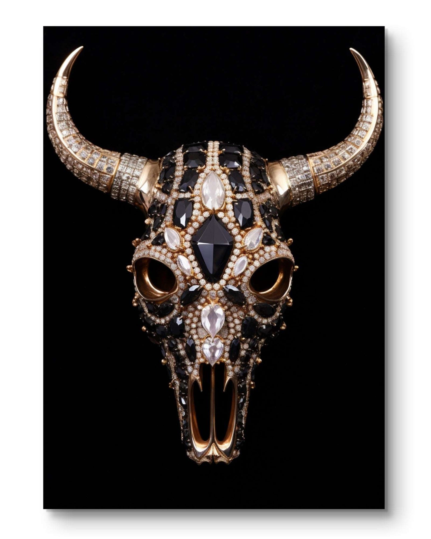 Skull mit Swarovski Steinen