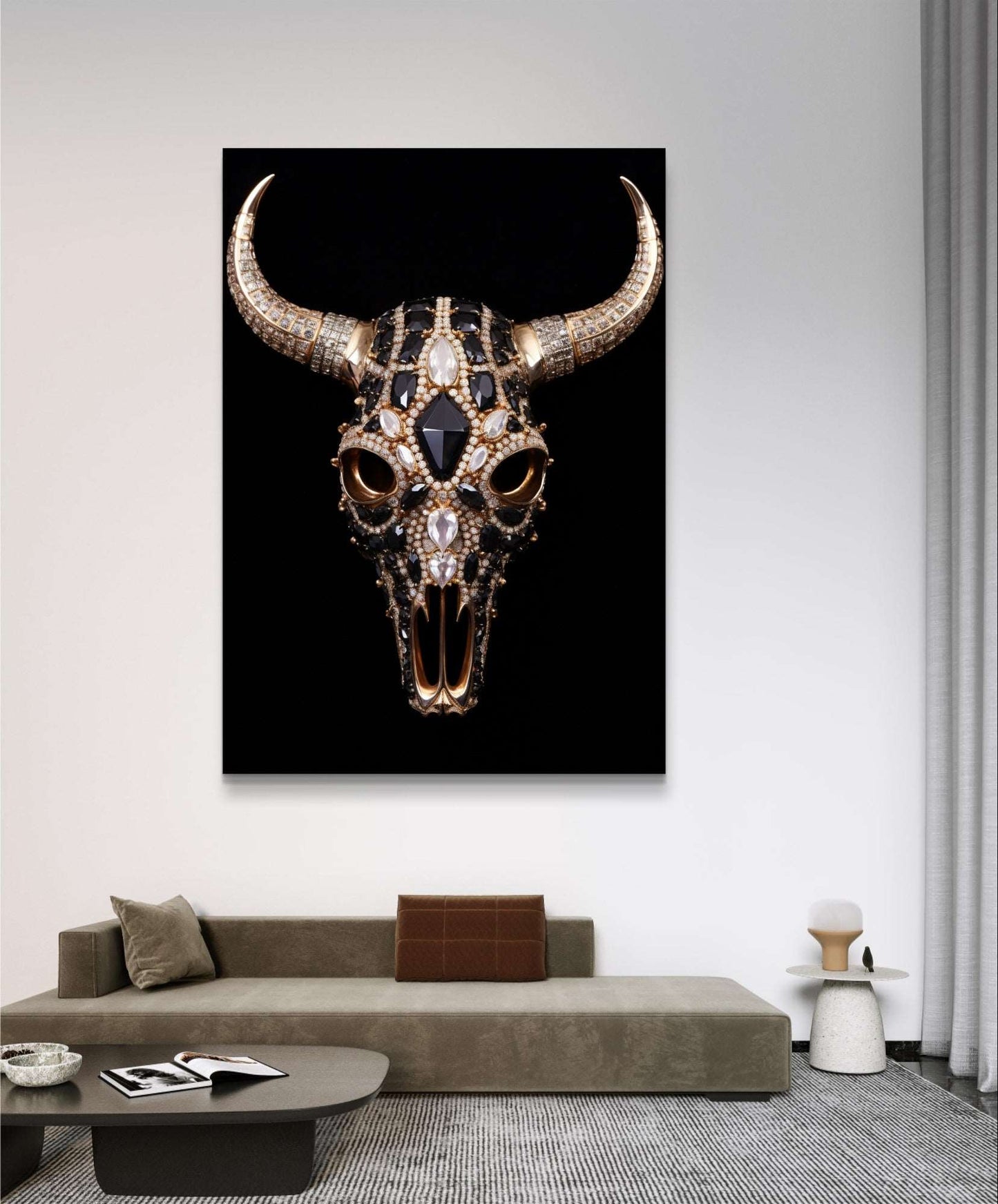 Skull mit Swarovski Steinen