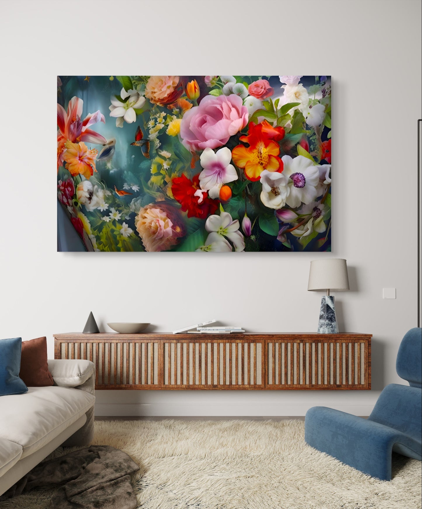 „Garten Eden“ Bunte Blumen