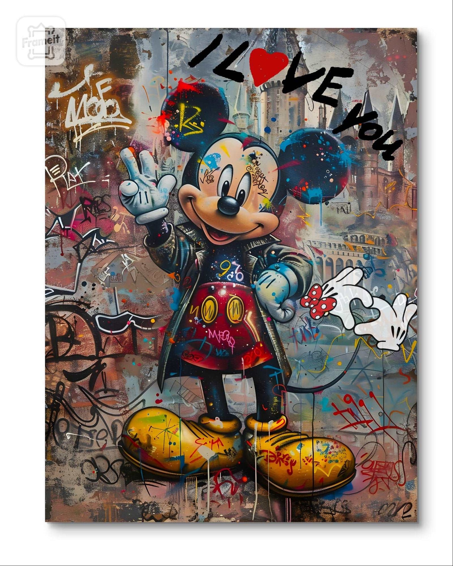 Mickey the Gangster Pop Art