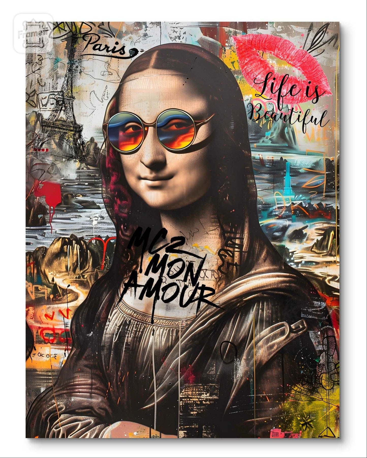 Mona Lisa Pop Art