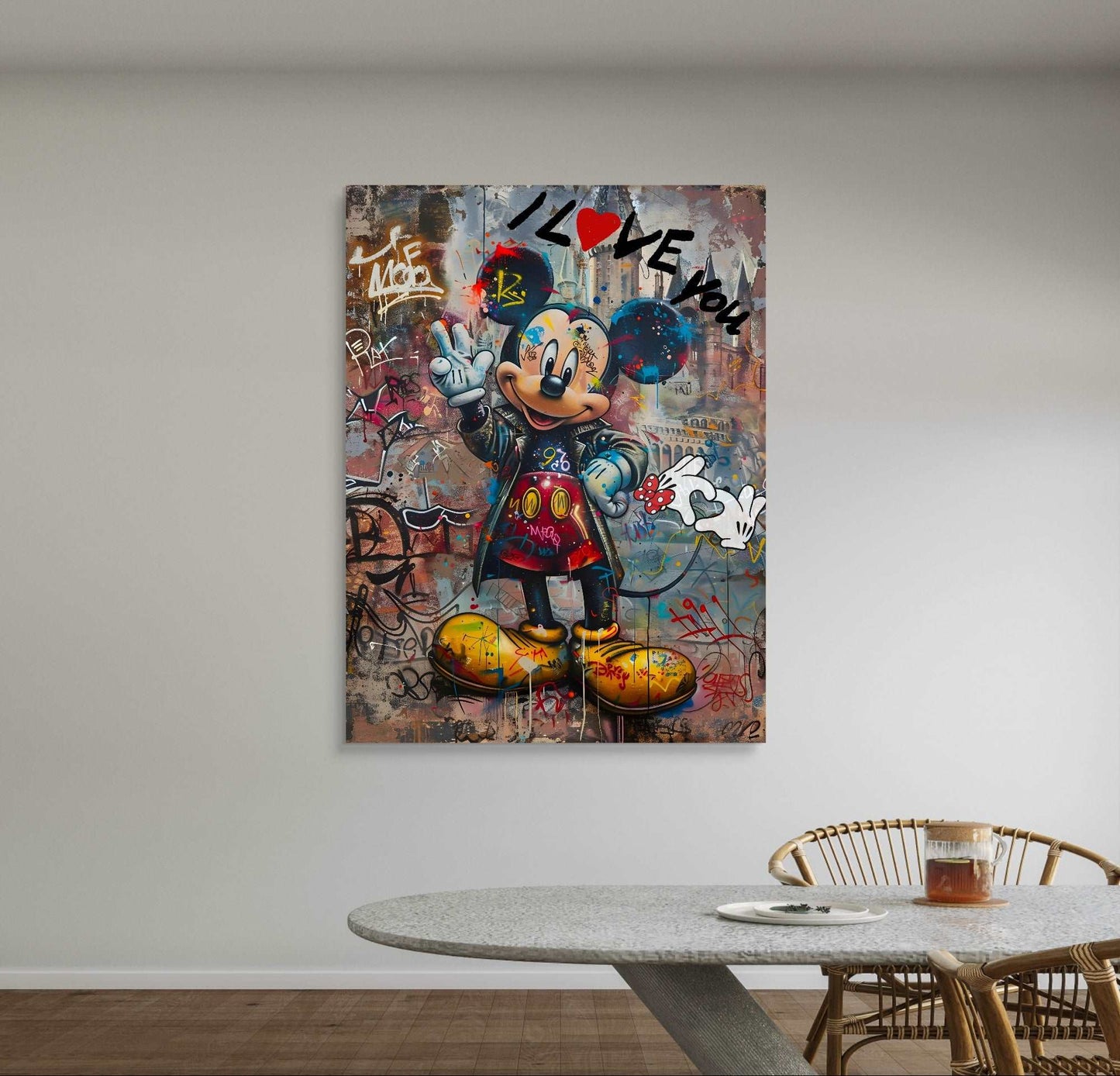 Mickey the Gangster Pop Art