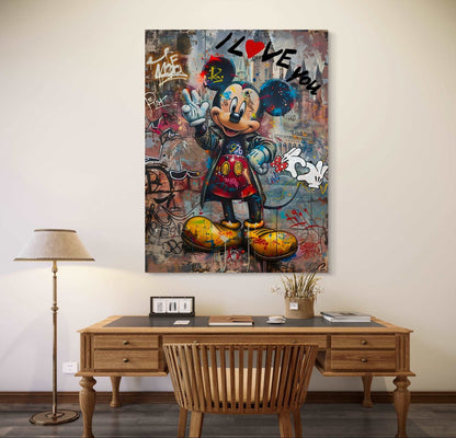 Mickey the Gangster Pop Art